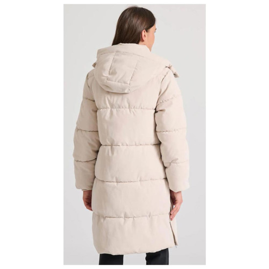 FUNKY BUDDHA Γυναικείο φουσκωτό μπουφάν